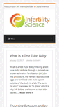 Mobile Screenshot of infertilityscience.com